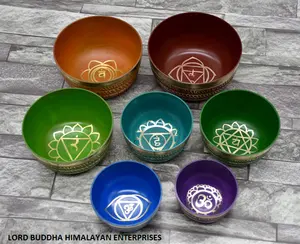 Tibetan Colour Cupset Singing Bowls