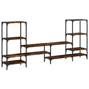 Mueble para TV Mediano en Madera de Roble Ahumado, Elegante Soporte para Televisor - Product Image 2