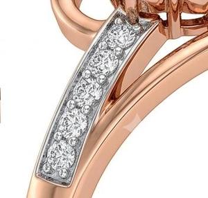 Bague en diamant rose tendance pour femme, idéale pour mariage, fiançailles, fêtes et usage quotidien, disponible au prix export. - Product Image 4