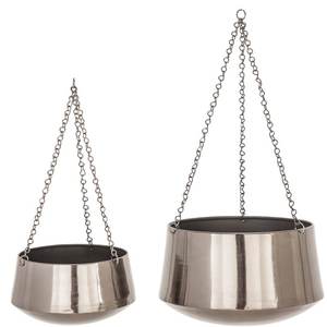 Maceta Colgante Decorativa Redonda de Hierro y Metal con Cadena para Plantas de Balcón y Patio - Product Image 6