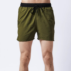 Latest Design Men's 100% Cotton Mid Waist Shorts With Solid Pattern Hot Selling Summer Wear Shorts For Men - Product Image 1