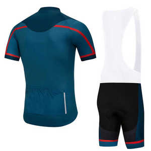 Sports Wear Spandex/Cotton Breathable Quick Dry Custom Cycling Uniform Top Selling Jersey Cheap Price Sale - Product Image 5