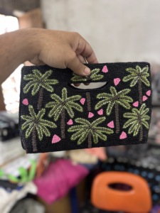 Indian Modern Bohemian Summer Embroidery Designer Handmade <b>Beaded</b> Messenger Bags Light Weight Large Capacity Women Evening Bags - Product Image 2