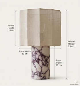 Lampe décorative exclusive conçue pour sublimer les tables de chevet, les consoles et les arrangements d'aménagement intérieur soignés - Product Image 6