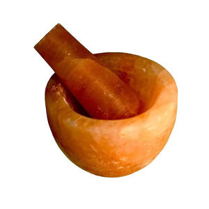 Mortero y Pilón de Sal Rosa del Himalaya del Mejor Fabricante, Tallado, Hermoso y Encantador, Decoración, Nueva Llegada, Pakistán - Product Image 2