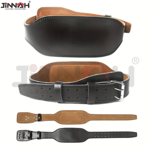 Sports & Entertainment Fitness & <b>Body</b> Professional <b>Gym</b> Weight Lifting Training Fitness Weightlifting Leather Belt - Product Image 3