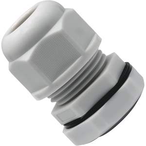 PGPG63 Plástico gris IP68 Prensaestopas Conector de agarre de cable de nylon para entrada de cable eléctrico - Product Image 2