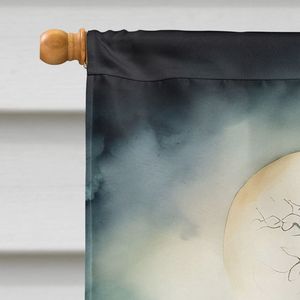 Large Spooky Graveyard Halloween House <b>Flag</b> Multicolor Porch Sleeve <b>Pole</b> Decorative Yard Banner Artwork Polyester Wall Hanging - Product Image 3