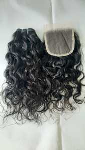 ผมมนุษย์แท้เรมี่ปิดผมตรงขนาด22นิ้วทำจากผมอินเดียใต้4X4 - Product Image 3
