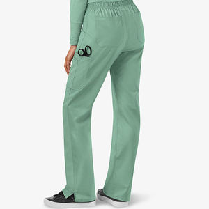 กางเกงสครับผู้หญิงแบบใหม่ปี 2026 ขายส่ง ดีไซน์ตามสั่ง ผ้าคุณภาพสูง หลายกระเป๋า ผ้าหนา 100% คอตตอนผสมโพลีเอสเตอร์ - Product Image 4