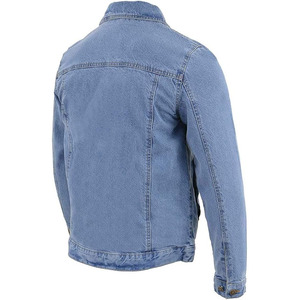 SAMROZ SPORTS Chaqueta de Mezclilla Negra Clásica para Hombre con Bolsillos para Pistolas, Manga Larga - Azul (Para Todas las Temporadas) - Product Image 6