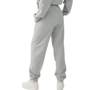 Pantalon de jogging molletonné taille haute pour femme, en coton, coupe décontractée, idéal pour la détente, personnalisable avec logo, vente en gros OEM - Product Image 2