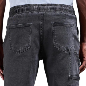 Pantalon de travail coupe décontractée pour homme, style charpentier, multi-poches fonctionnelles, durable, pour la construction - Product Image 4