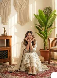 Sterling Creations: Nuevos Conjuntos de Trajes Afganos Hermosos, Última Colección, Estampados de la Mejor Calidad, Algodón Pesado, Corte Ajustado, Absorbe la Humedad - Product Image 3