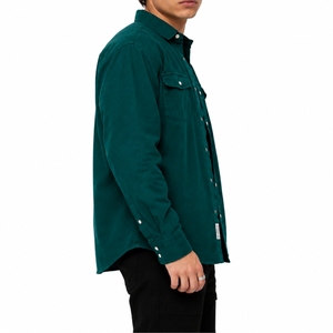 Chemise décontractée à manches longues pour homme, de qualité supérieure, élégante, confortable, durable, classique, moderne, polyvalente, design à manches longues - Product Image 3