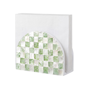 Handcrafted <b>Mother</b> of Pearl inlay Kitchen Napkin Holder Upright Paper Napkin Storage Wholesale Price from Vietnam - Product Image 1
