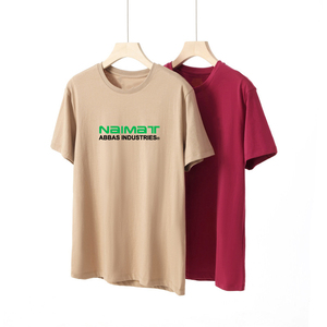 เสื้อยืดแขนสั้นผู้ชายทรงปกติ คอกลม พิมพ์ลายตัวอักษร สำหรับใส่ลำลอง - Product Image 6