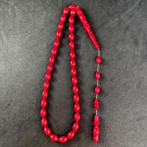 Tasbih de luxe fait main en résine, perles de prière islamiques, chapelet musulman, Dhikr, élégant, rond, accessoire de décoration religieuse pour la maison - Product Image 5