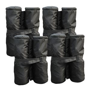 Sacchi di Sabbia Neri Resistenti da 15 kg per Ancoraggio Tende, Set da 4 per Gazebo e Tende - Product Image 1