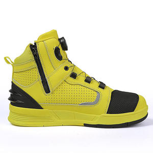 Bottes de moto respirantes anti-chute pour motard, chaussures décontractées de course sur route, semelle en caoutchouc, baskets de moto réfléchissantes - Product Image 5