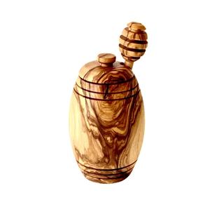 Recipiente de madera sostenible con tapa para almacenamiento de alimentos ecológico y organización de la cocina - Product Image 2