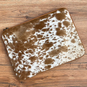2025 Premium Cowhide Leather Multi-Function Zipper <b>Laptop</b> Sleeve Genuine Leather Customizable 15.6" <b>Laptop</b> <b>Bag</b> & Protective Case - Product Image 5