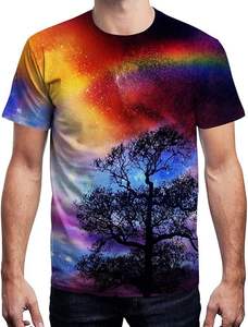 เสื้อยืดซับลิเมชั่นสั่งทำสำหรับผู้ชาย ขายส่ง เสื้อยืดโพลีเอสเตอร์/คอตตอน สั่งจำนวนมาก แห้งเร็ว พิมพ์ลายกราฟิก ราคาพิเศษ ระบายอากาศได้ดี - Product Image 3