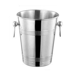 Cubo de Hielo de Diseño Moderno con Doble Asa para Fiestas, Restaurantes y Hoteles, Cubo para Bebidas y Champán de Acero Inoxidable - Product Image 5