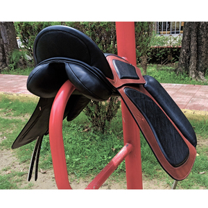 New Premium Quality English Leather Dressage Saddle <b>Plastic</b> <b>Tree</b> Durable Genuine Leather Material Customizable for Gaited Horse - Product Image 4