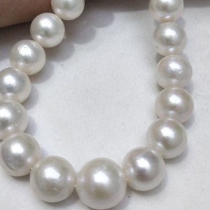 Collar de Perlas de Agua Dulce Da Man Chuan Edison de 10-13 mm, Regalo Sencillo para Mamá y Ancianos - Product Image 3