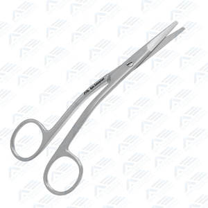 Ciseaux à cuticules pour manucure à pointe incurvée Medic Instrument coupe-ongles professionnel en acier inoxydable avec mécanisme à ressort - Product Image 3