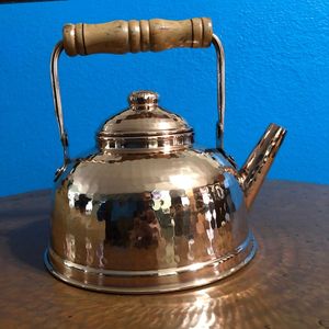 Tetera de Cobre Martillado Estilo Antiguo, Clásica, para Hervir Agua, Té, Café, para Estufa, Hogar, Hotel, Utensilios de Cocina - Product Image 5