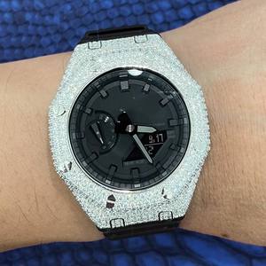 Starspire Jewels Luxury Men's G SHO Automatic ETA Mechanical VVS Moissanite Business Style Hip Hop Iced <b>Diamant</b>-encrusted Metal - Product Image 1