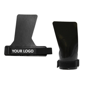 Agarraderas Ajustables de PU para Ejercicios de Dedos con Logotipo Personalizado Negro/Magenta ANAX SPORTS Relajación Muscular para Levantamiento de Pesas - Product Image 1
