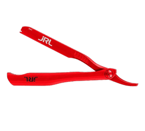 Navaja de Afeitar Profesional JRL Precision Styling, Amarilla, de Acero Inoxidable, con Soporte Magnético para Cuchillas, Logotipo Personalizado - Product Image 6