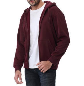 Sudadera con Capucha para Hombre, Invierno, Gruesa, 340g, Felpa de Algodón, con Bolsillos, Tejido Transpirable, Corte Regular - Product Image 3