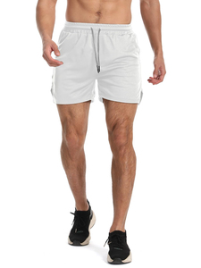 Pantalones cortos de gimnasio duraderos para correr para hombre, pantalones cortos reflectantes de seguridad para maratón y entrenamiento físico, ajuste cómodo - Product Image 3