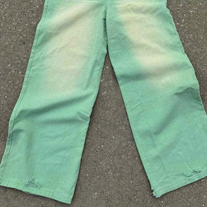 Jeans Baggy Vintage Personnalisables pour Hommes – Pantalon en Denim Délavé Coupe Large Style Hip Hop – Tenue Décontractée Pure - Product Image 3