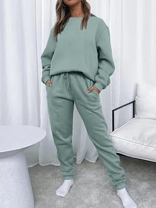 Conjunto de Sudadera con Capucha y Pantalones Deportivos para Mujer, Ropa Deportiva de Lujo, Chándal Holgado para Mujer - Product Image 3