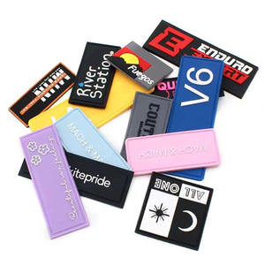 Custom Pvc <b>Patches</b> Garment <b>Clothing</b> Embossed Brand Logo Badge 2D 3D PVC Rubber <b>Patch</b> - Product Image 3