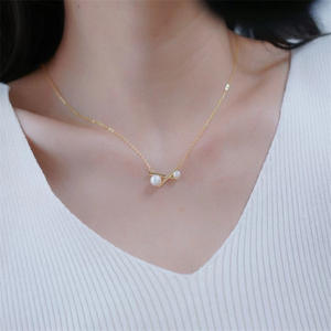 สร้อยคอมุกธรรมชาติเทียนเทียนซิง ขนาด 3.5-4 มม. และ 7.5-8 มม. ขายตรงจากผู้ผลิต พร้อมกล่องของขวัญ - Product Image 1