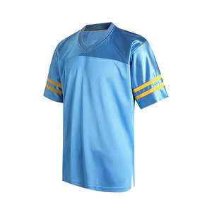 เสื้อฟุตบอลอเมริกันแบบสั่งทำได้  ไซส์ใหญ่พิเศษ  ผ้าโพลีเอสเตอร์ระบายอากาศดี  ลายพิมพ์แบบซับลิเมชั่น  ชุดกีฬาสำหรับทีม - Product Image 1