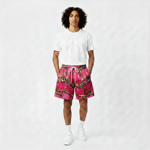 Custom Workout Men High Quality Full Print Elastic Waist Sublimation Baseball Lightweight Mesh Shorts Double <b>Layer</b> - Product Image 4