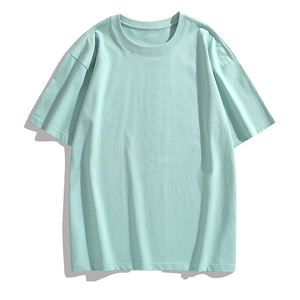 Wholesale Multi Color Blank 100% Cotton T-Shirt Solid Plain Crew Neck Custom Sublimation Unisex Gym Sports Work Tee OEM - Product Image 2