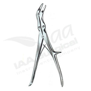 Rongeur à os dentaire en acier inoxydable, instrument chirurgical manuel de classe I, argenté - Product Image 1