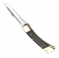 Couteau de poche pliable professionnel en acier inoxydable réutilisable pour la castration du bétail, avec 2 lames