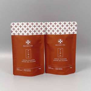 Bolsa de Embalaje de Té con Cierre y Base Plana, Acabado Mate, Venta al Por Mayor |   Bolsa de Plástico Flexible |   Tamaño Personalizado |   Fábrica en Vietnam - Product Image 1