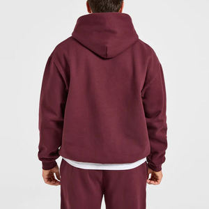 Custom <b>Men's</b> <b>Pullover</b> Hoodie Premium Cotton Fleece Oversized Casual Streetwear Hoodie OEM ODM Wholesale Manufacturer - Product Image 4