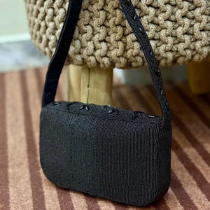 Bolso de Mano de Lujo Hecho a Mano con Cuentas de Vidrio Multicolor y Algodón, Elegante y Moderno para Mujeres y Niñas, Artículos de Regalo al por Mayor - Product Image 1