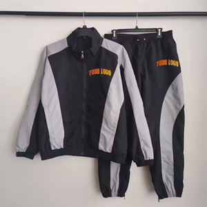 Ensemble survêtement coupe-vent 2 pièces personnalisé pour hommes – Survêtements en nylon unis pour hommes – Fabricants de tenues de sport - Product Image 5